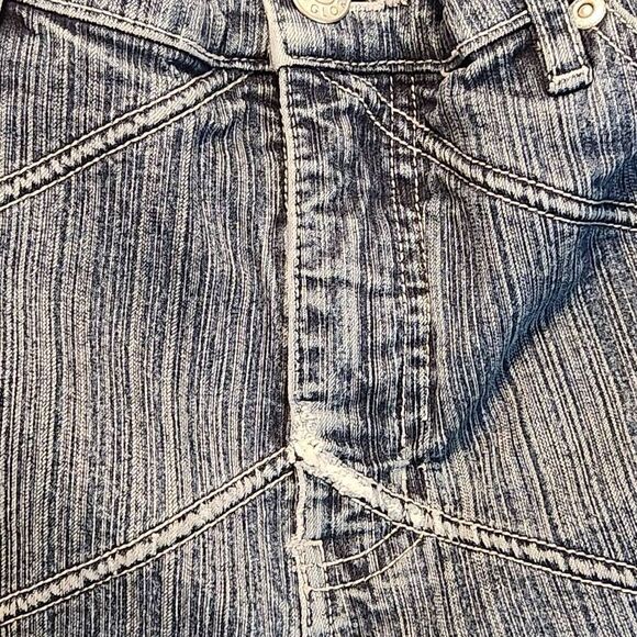 Vintage Faded Glory bootcut stretch jeans stripes size 12 - Picture 11 of 11